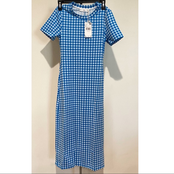 NEW MANGO* “Vichy Check Dress” - Picture 5 of 10